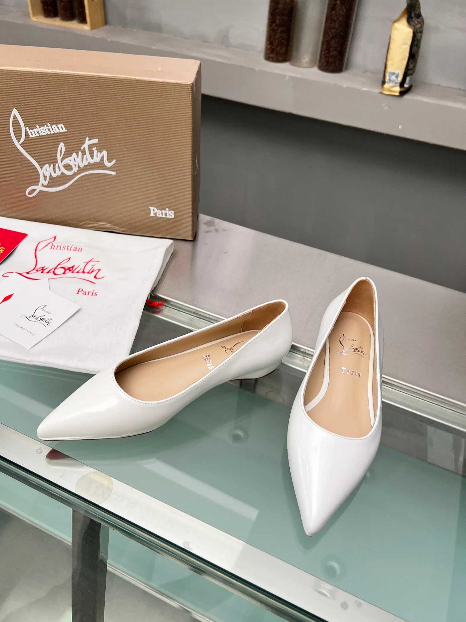 LOUBOUTIN Pumps White B60202609110034 - Image 7