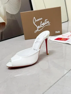 LOUBOUTIN Pumps White-Red B60202609110673