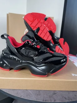 Alternative view of LOUBOUTIN Sneakers Black-Red C40202609110660