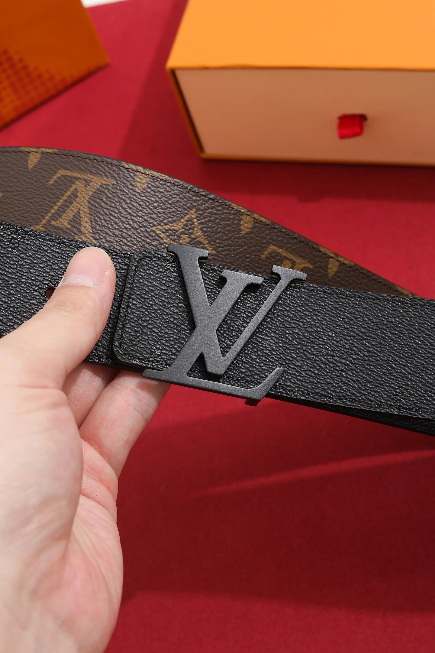 LV Belts Black-Brown A70202609070310 - Image 7