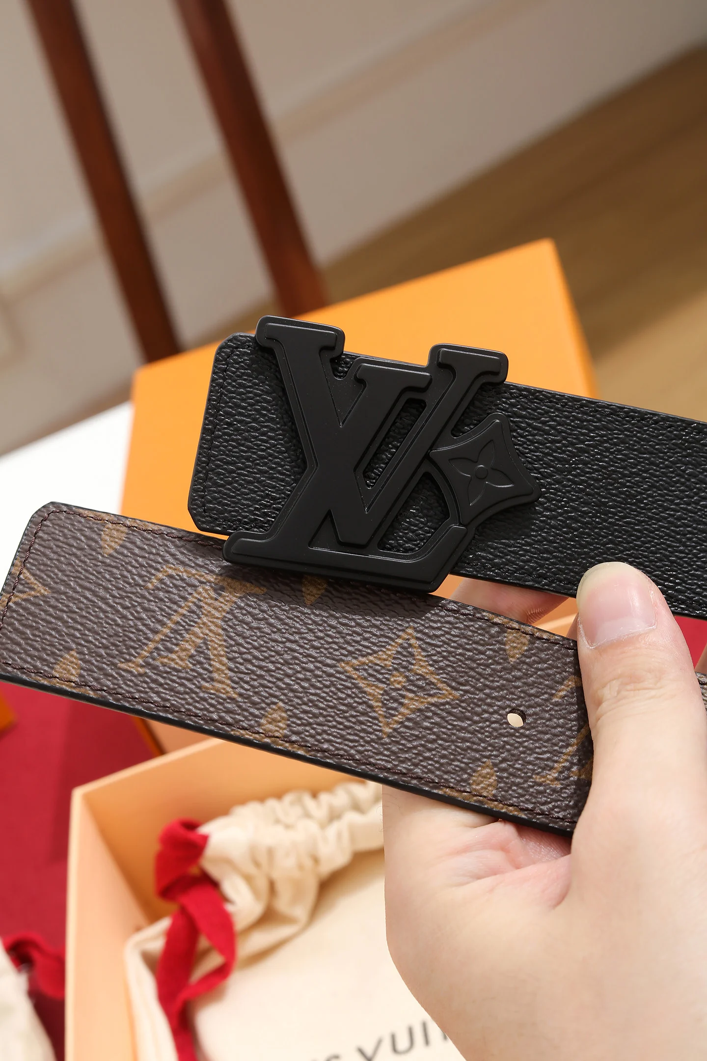 LV Belts Black-Brown A70202609070313 - Image 8