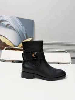 LV Booties Black-Gold B70202609111707