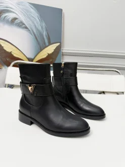 Alternative view of LV Booties Black-Gold B70202609111707