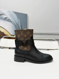 LV Booties Calf Leather Black-Brown EU35-40 B70202609111706