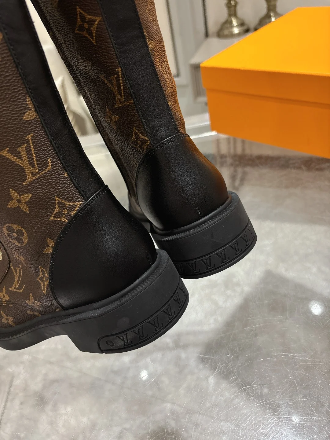 LV Boots Brown-Black C50202609111708 - Image 3