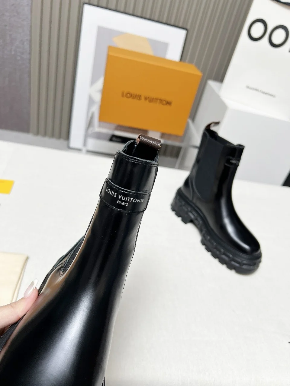 LV Boots Calf Leather Black EU35-41 C10202609111239 - Image 7