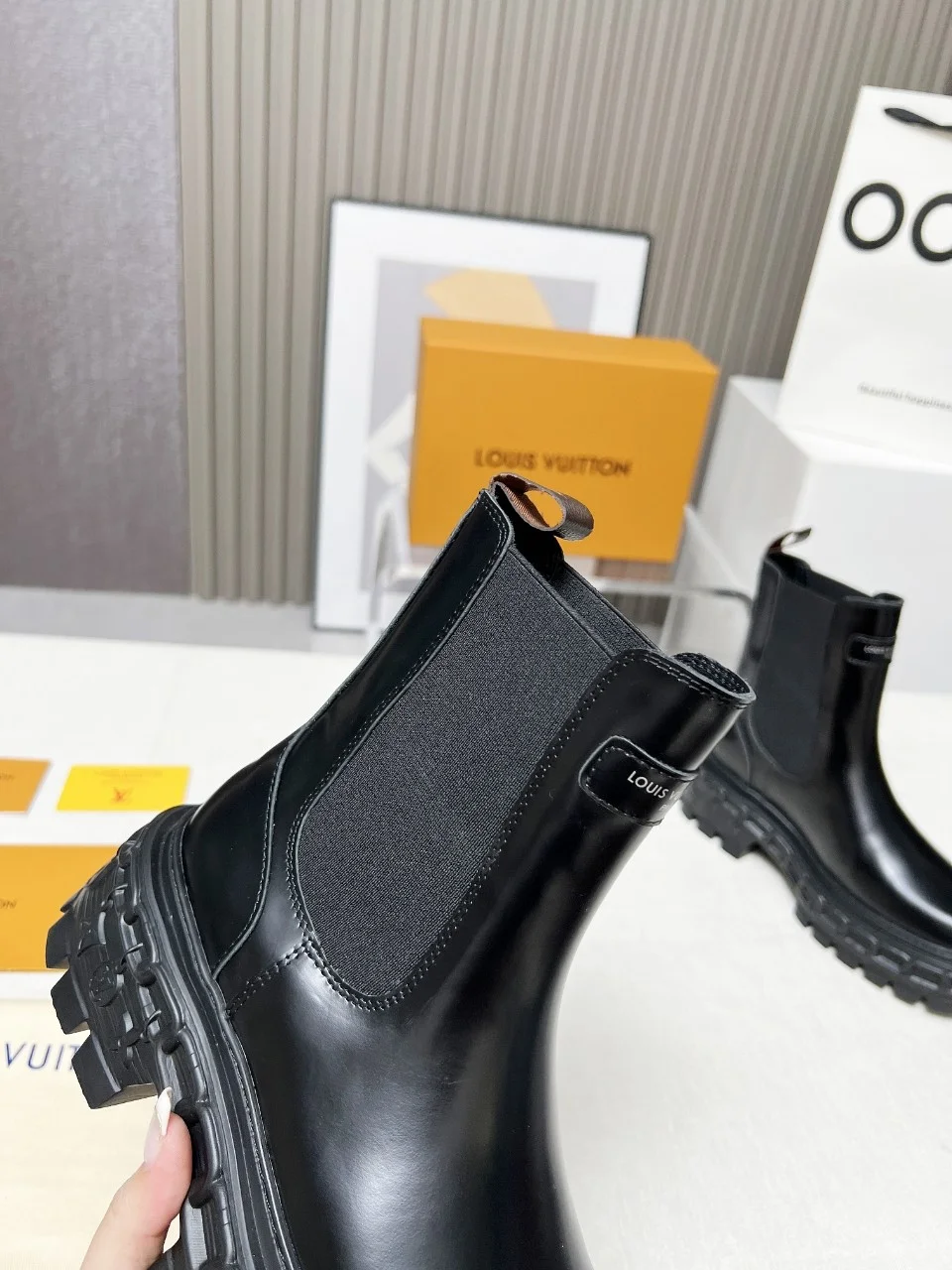 LV Boots Calf Leather Black EU35-41 C10202609111239 - Image 8