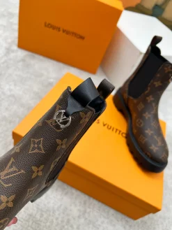 Alternative view of LV Boots Calfskin Leather Brown-Black EU35-40 B60202609111711