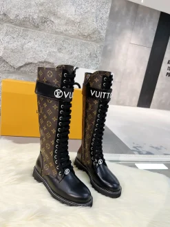 LV Boots Calfskin Leather Brown-Black EU35-40 B70202609111735