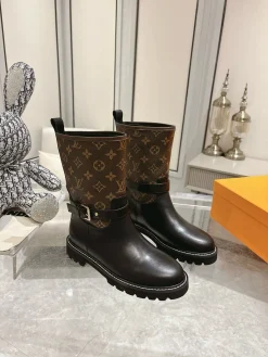 Alternative view of LV Boots Calfskin Leather Brown-Black EU35-40 B90202609111710