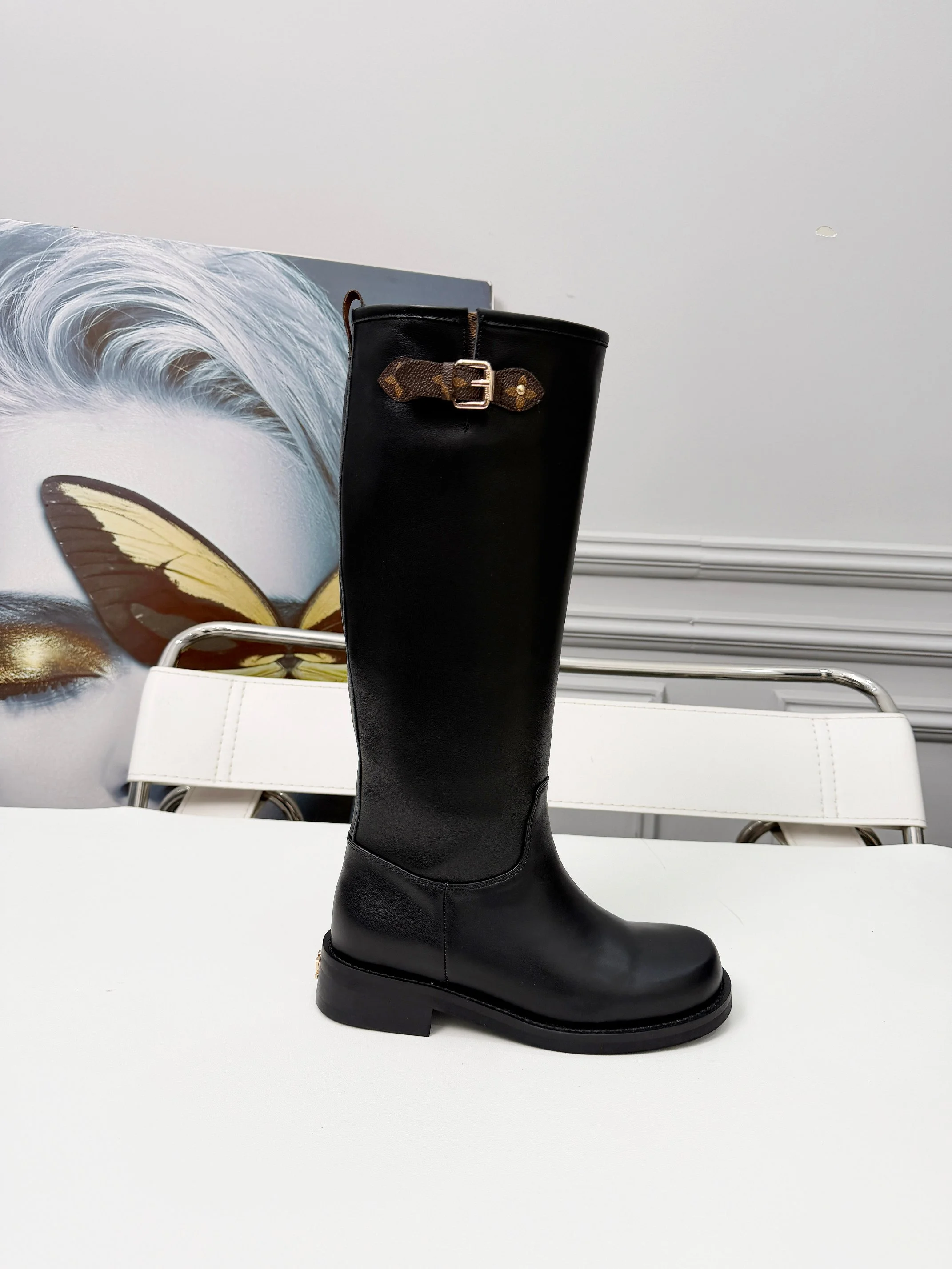 LV Boots Full-Grain Leather Black-Brown EU35-40 C50202609111705