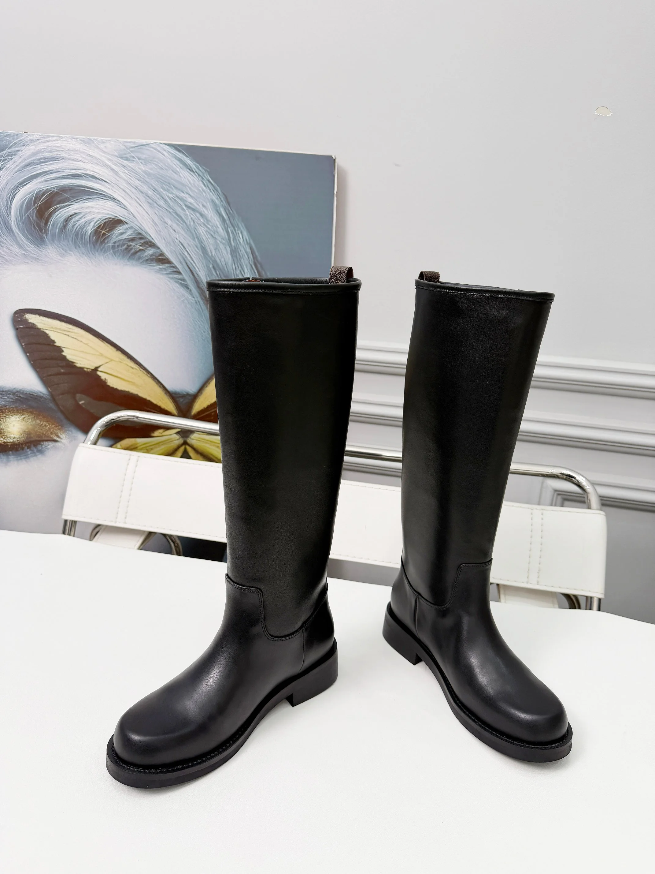 LV Boots Full-Grain Leather Black-Brown EU35-40 C50202609111705 - Image 3