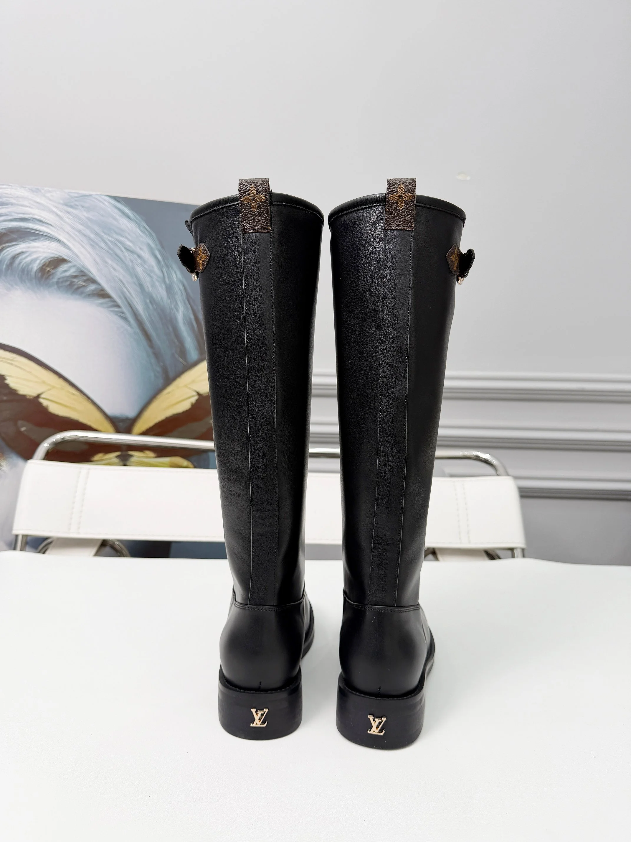 LV Boots Full-Grain Leather Black-Brown EU35-40 C50202609111705 - Image 7