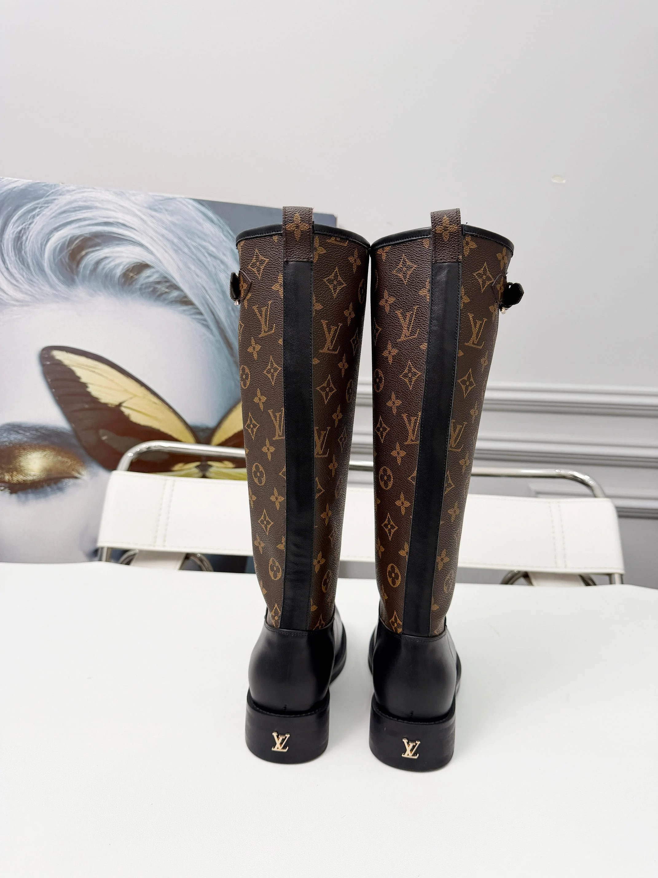 LV Boots Full-Grain Leather Brown-Black EU35-40 C50202609111704 - Image 7