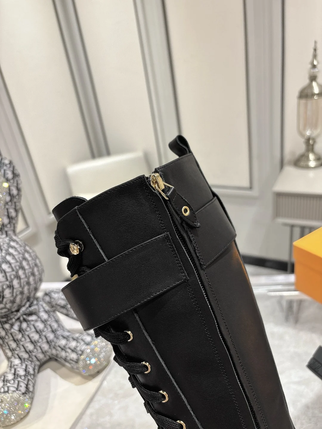 LV Boots Full-grain Calfskin Black EU36-40 C50202609111709 - Image 4
