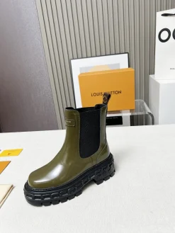 LV Boots Patent Calf Leather Green-Black EU35-41 C10202609111240