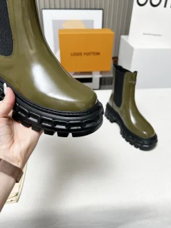 Alternative view of LV Boots Patent Calf Leather Green-Black EU35-41 C10202609111240