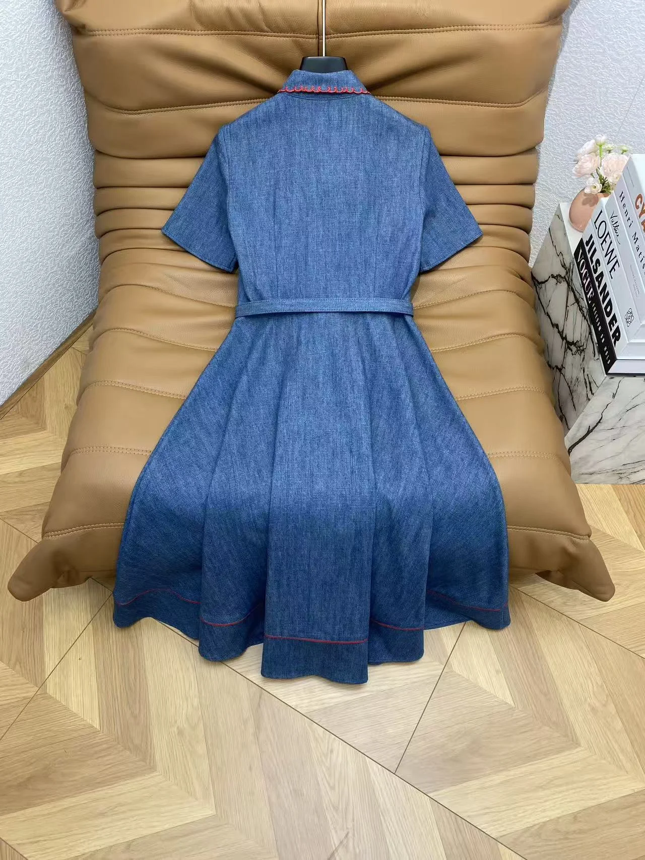 LV Dresses Blue-Red S-L C40202609061689 - Image 3