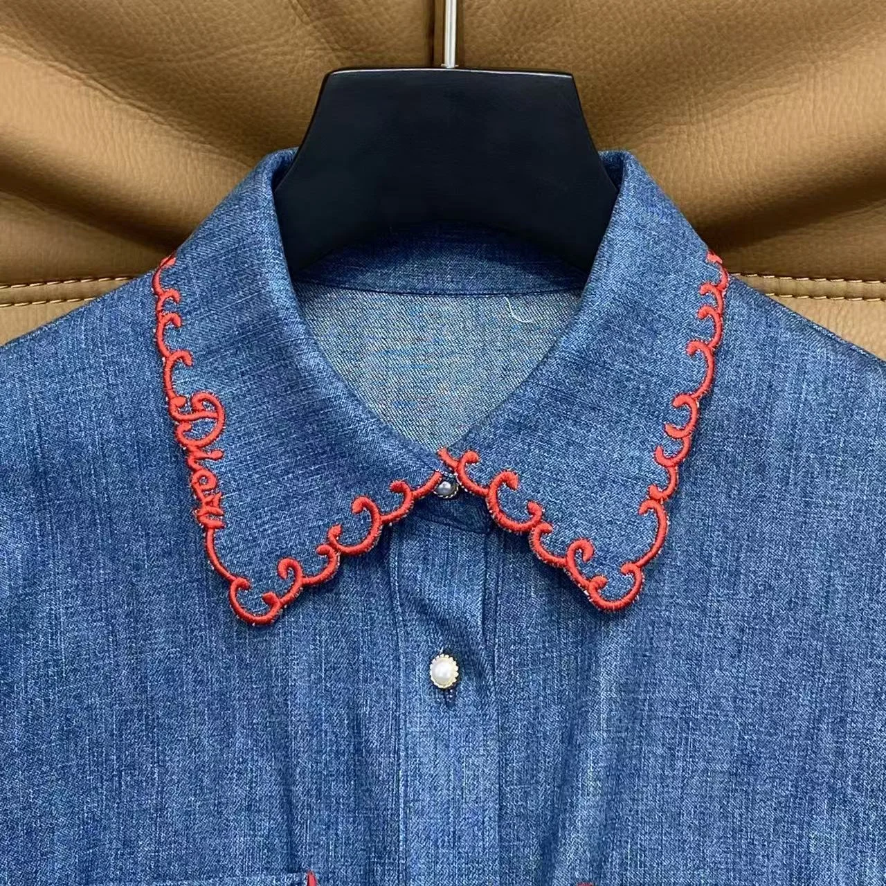 LV Dresses Blue-Red S-L C40202609061689 - Image 4