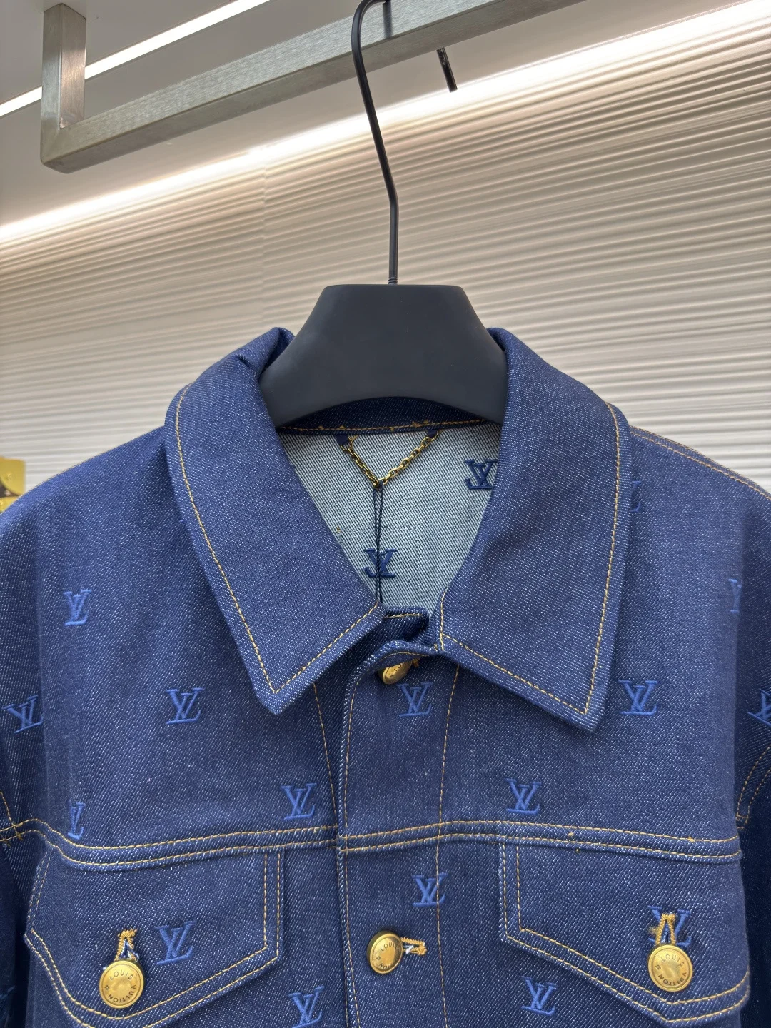 LV Jackets Blue-Gold S-L C20202609090714 - Image 3