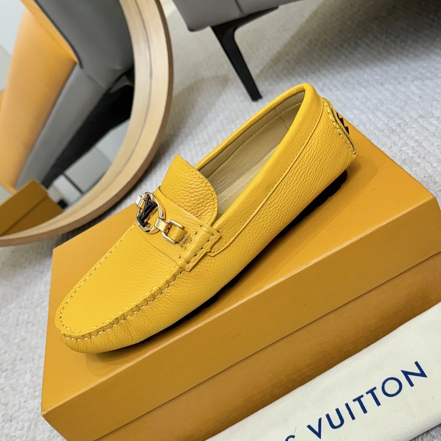 LV Loafers Yellow-Gold B00202609110103 - Image 6
