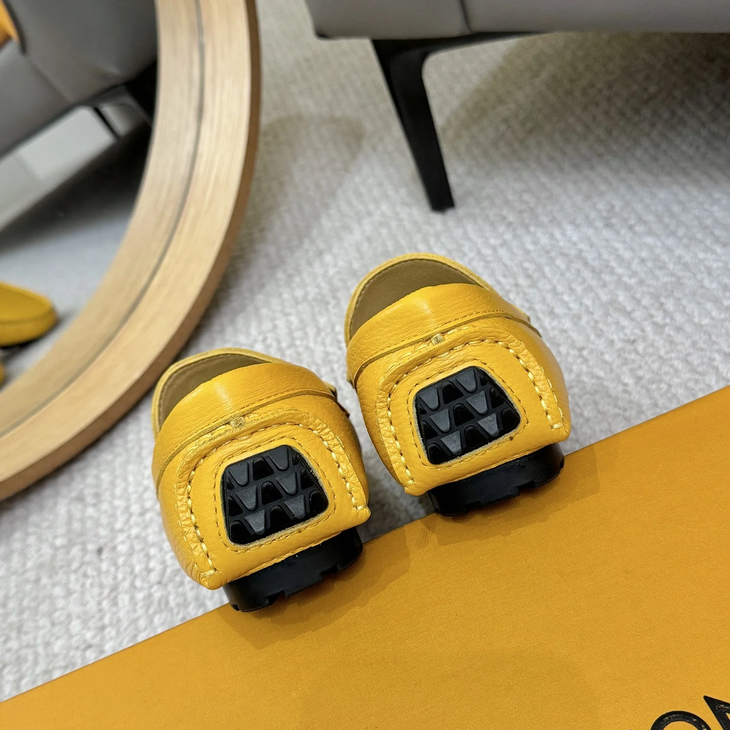 LV Loafers Yellow-Gold B00202609110103 - Image 9