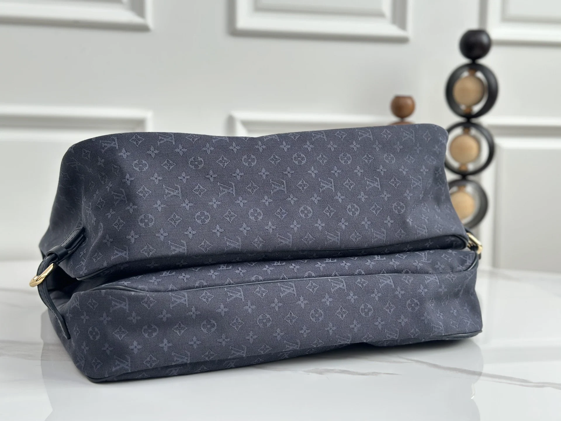 LV Messenger Bags Denim Canvas Dark Blue-Gold 43X30X20CM G80202609090356 - Image 6