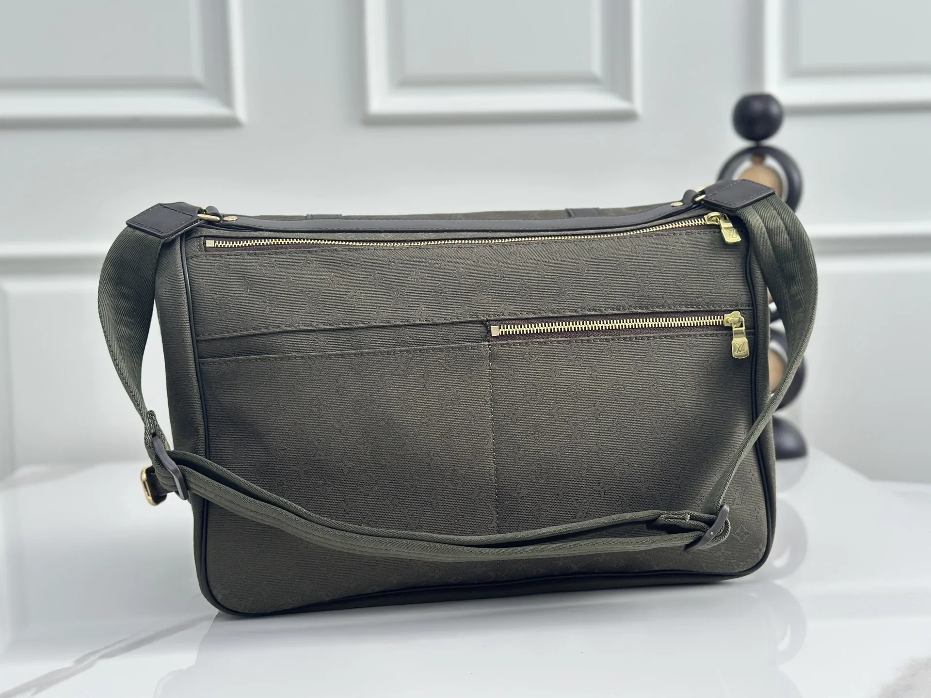 LV Messenger Bags Monogram Denim Green-Brown 43X30X20CM G50202609090348 - Image 3