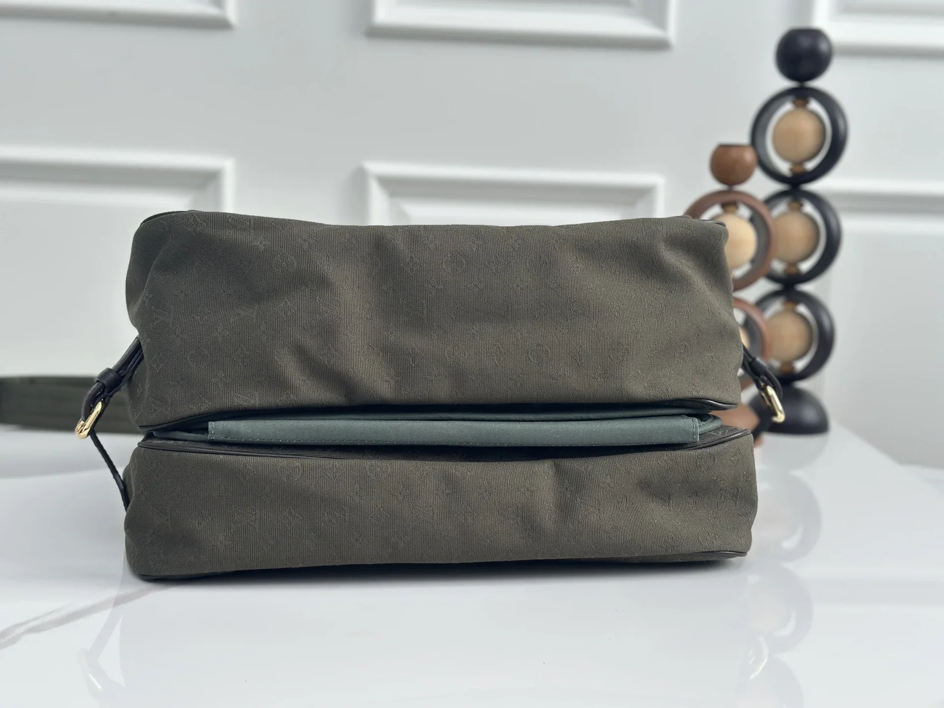 LV Messenger Bags Monogram Denim Green-Brown 43X30X20CM G50202609090348 - Image 4