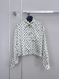 LV Shirts Cream-Black S-L B05202609063485