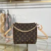LV Shoulder Bags Brown-Gold 19X18X8CM F50202609090326