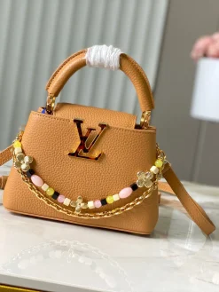 LV Shoulder Bags Brown-Gold 21X14X8CM A150202609090359