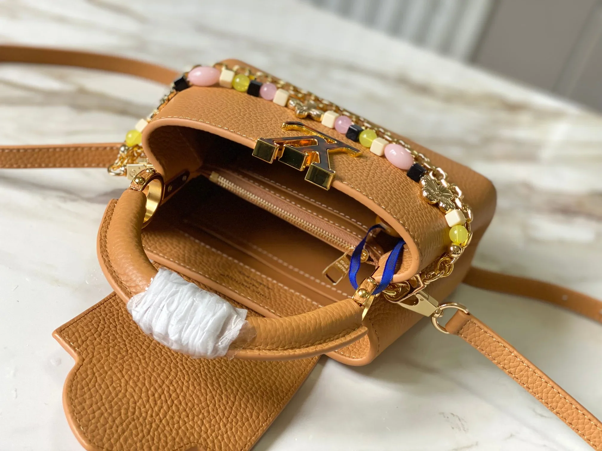 LV Shoulder Bags Brown-Gold 21X14X8CM A150202609090359 - Image 7