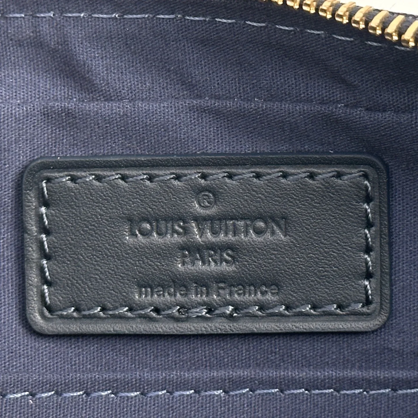 LV Shoulder Bags Denim Leather Navy-Gold 22X13X5 CM D50202609090338 - Image 9