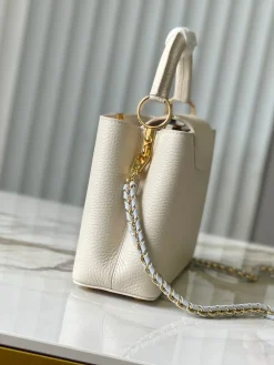 Alternative view of LV Shoulder Bags Leather Cream-Gold 27X18X9 CM A080202609090335