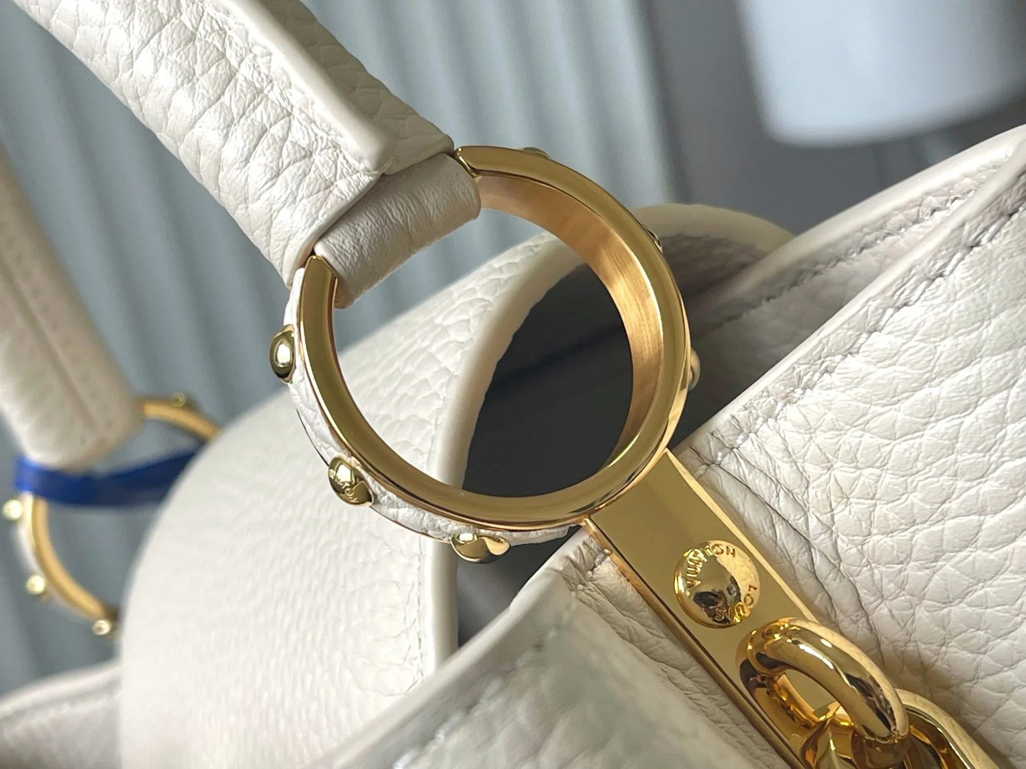 LV Shoulder Bags Leather Cream-Gold 27X18X9 CM A080202609090335 - Image 7
