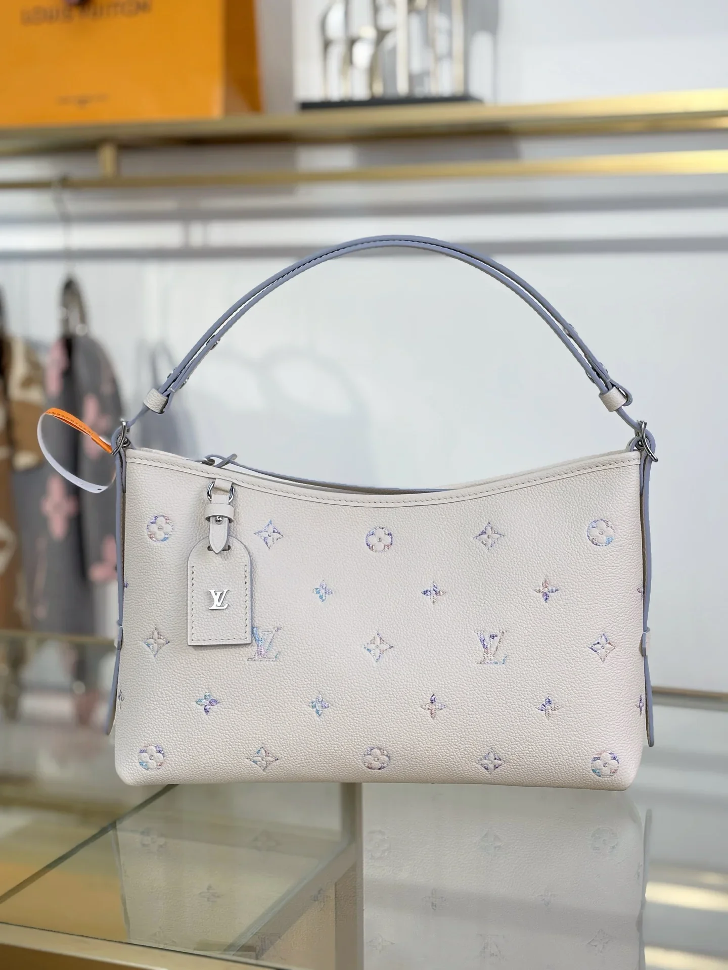 LV Shoulder Bags White-Blue 36X19X10CM H50202609090382