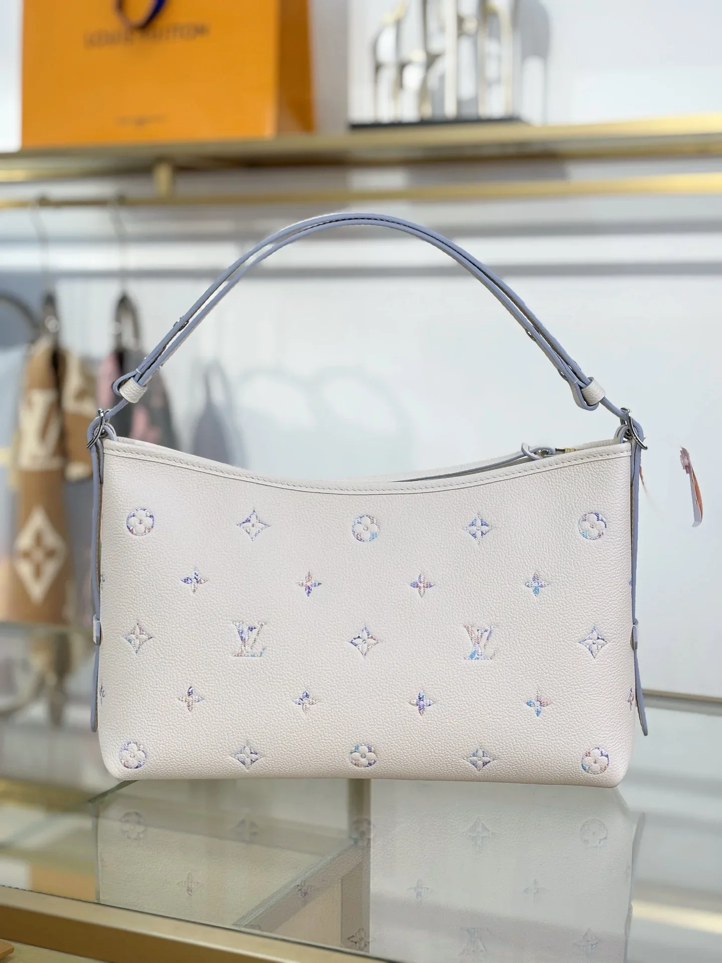 LV Shoulder Bags White-Blue 36X19X10CM H50202609090382 - Image 8