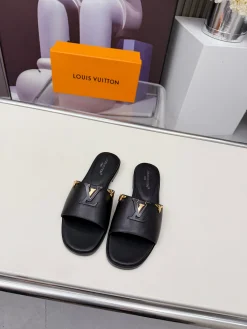 LV Slides Black-Gold A60202609111193