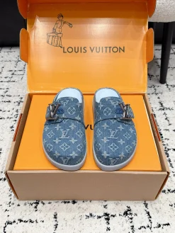 LV Slides Blue-Gray B70202609111849