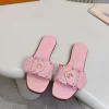 LV Slides Leather Pink-Gold A60202609111111