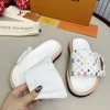 LV Slides Technical Fabric White-Multicolor EU35-45 A60202609111224