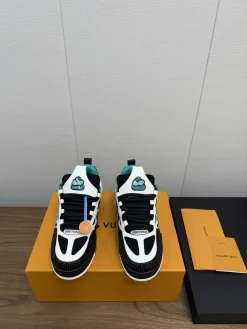 LV Sneakers Black-White-Green C00202609111633