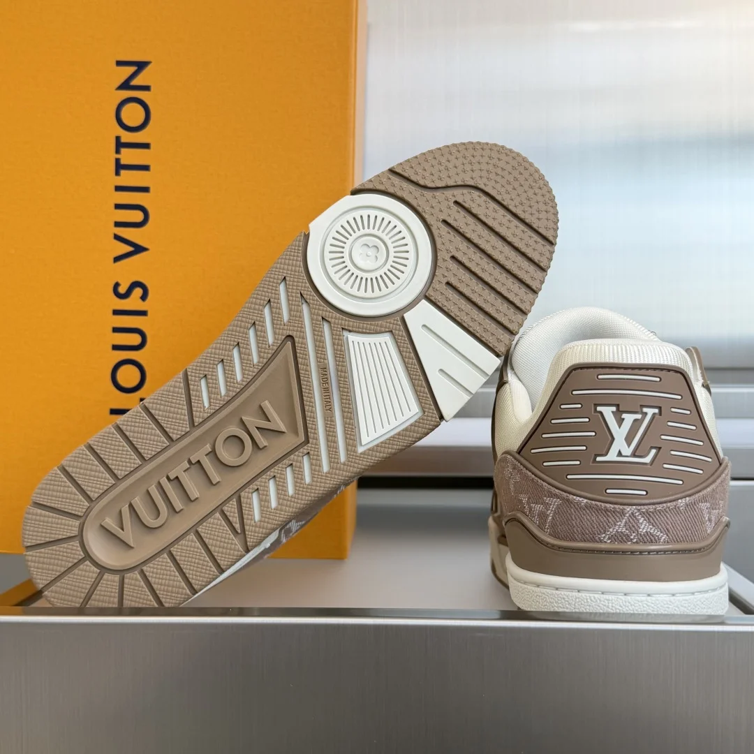 LV Sneakers Brown-White B80202609111581 - Image 6