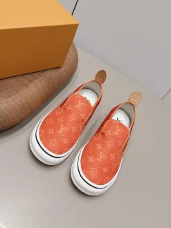 LV Sneakers Cotton Fabric Orange-White EU39-44 B60202609111522