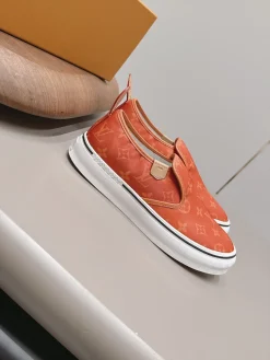 Alternative view of LV Sneakers Cotton Fabric Orange-White EU39-44 B60202609111522