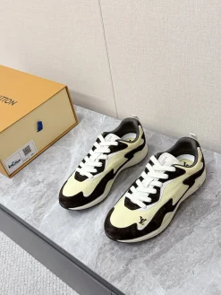 LV Sneakers Cream-Brown C30202609111369