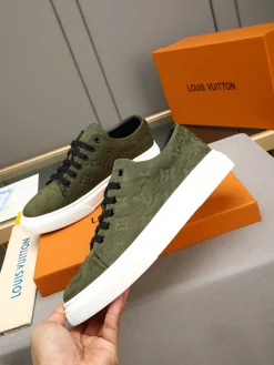 Alternative view of LV Sneakers Embossed Leather Green-White EU38-44 B20202609112018
