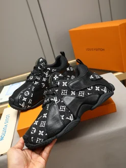 Alternative view of LV Sneakers Leather Black-White EU39-44 B90202609110695