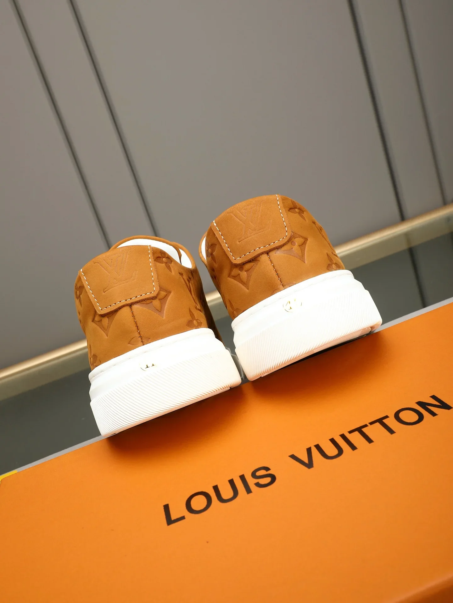 LV Sneakers Leather Brown-White EU38-44 B20202609112020 - Image 5